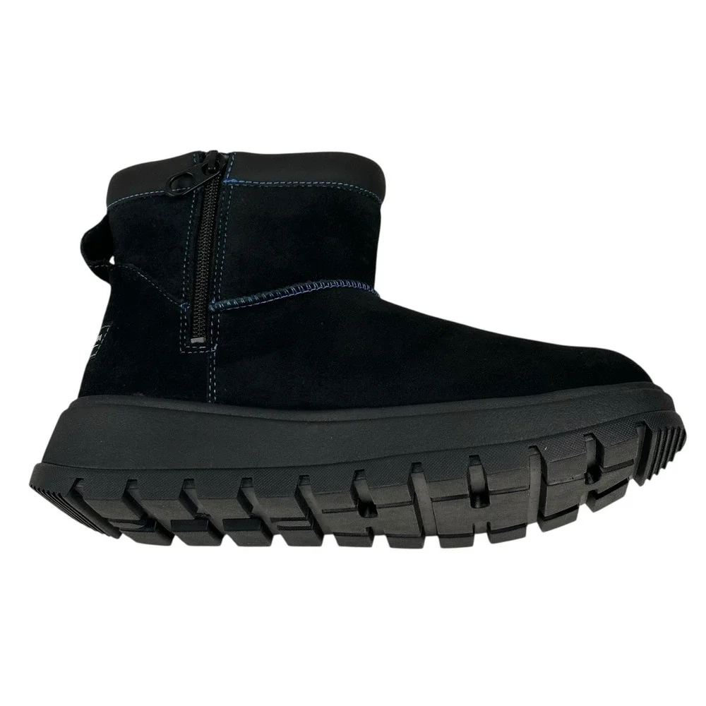 Koolaburra by UGG Koola Mini Hybrid Waterproof Black Suede Boots Womens 7 New
